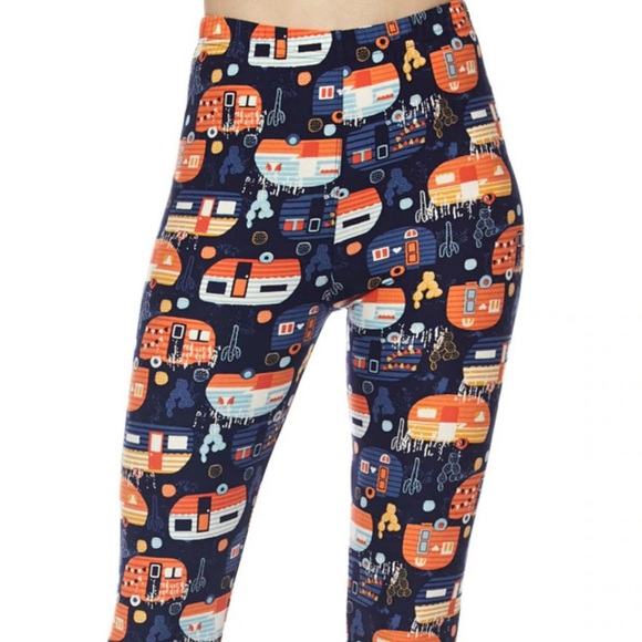 2 FOR $30 • Happy Camper Leggings for Women - Picture 2 of 8
